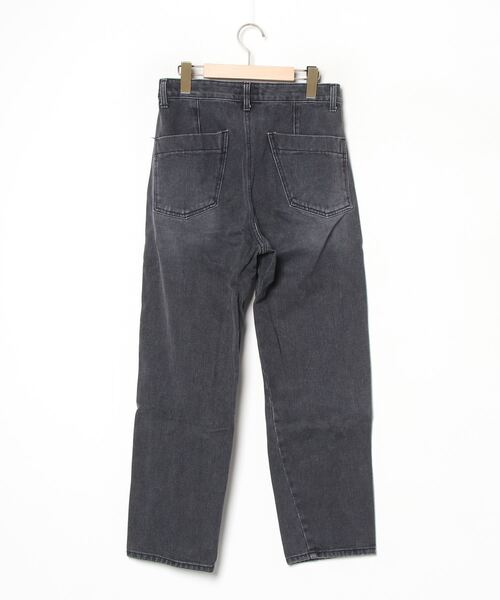[STYLE DELI] обработка Denim брюки MEDIUM черный женский 
