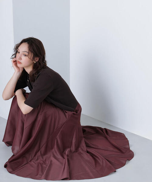 カーディガン エンブレムボタンニットジャケット レディース NATURAL BEAUTY BASIC カーディガン エンブレムボタンニット