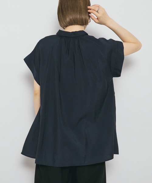 KBF（ケービーエフ） ブラウス シャツ スリーブレスタックフレア