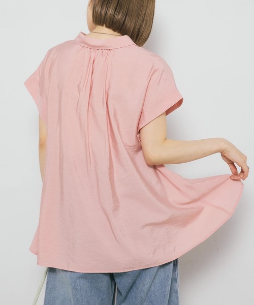 KBF（ケービーエフ） ブラウス シャツ スリーブレスタックフレア