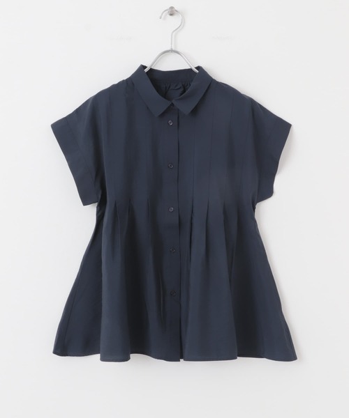 KBF（ケービーエフ） ブラウス シャツ スリーブレスタックフレア