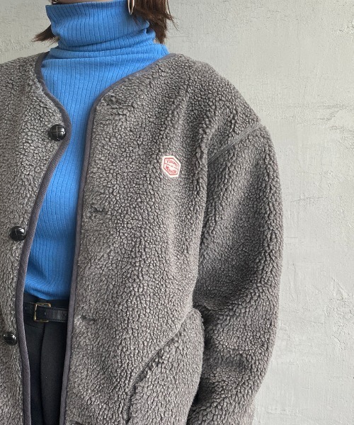 「Vincent et Mireille」 ノーカラーコート 36 アイボリー レディース_画像8