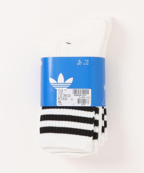 adidas（アディダス） 靴下 U 3ST CREW SOCKS 3P 3Pソックス JV7401