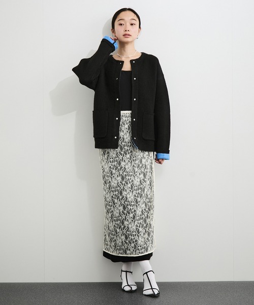 LE CERCLE par rope' スカート 「Elisa Novelli」レースラップスカート