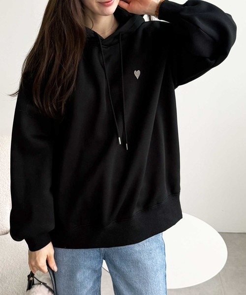 SEA VINTAGE 110215128 裏起毛オーバースウェット パーカー ネイビー レディース シー【中古】3-1129T∞ セットアップ レディース パーカーオーバーサイズ シンプルスウェット