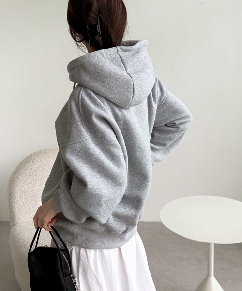 GeeRA（ジーラ） パーカー ゆるっとあったか裏起毛！ハートワン