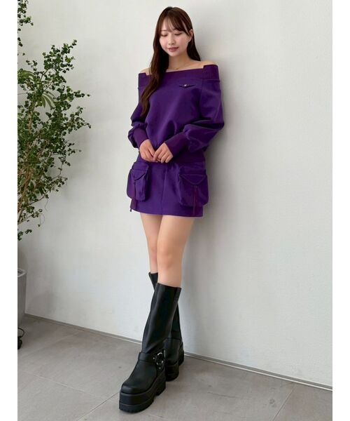 出品 ハギ dazzlin（ダズリン） レディース バイカーリングブーツ ブーツ ミニカー