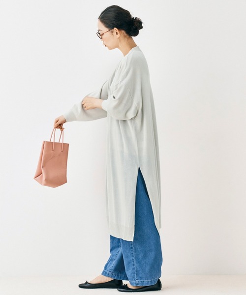 「and myera」 デニムパンツ LARGE ライトインディゴブルー レディース