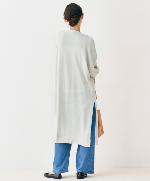 「and myera」 デニムパンツ LARGE ライトインディゴブルー レディース