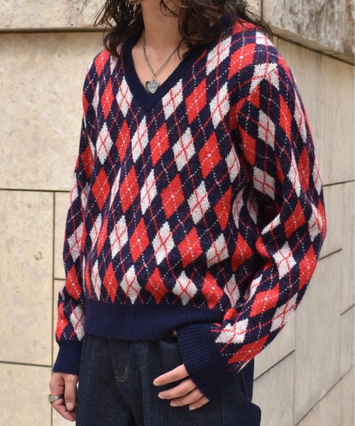 Noen（ノエン） セーター ニット モヘアVネックニット メンズ