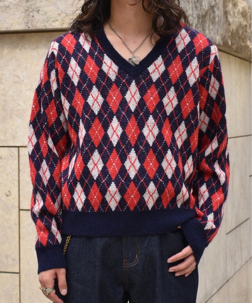 Noen（ノエン） セーター ニット モヘアVネックニット メンズ