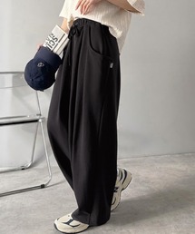 Java ワイドパンツ パンツ 「JaVaジャバコラボ」ゆるいだけじゃ