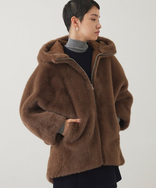 THE PAUSE コート アウター 「THE PAUSE」フェイクファードルマン