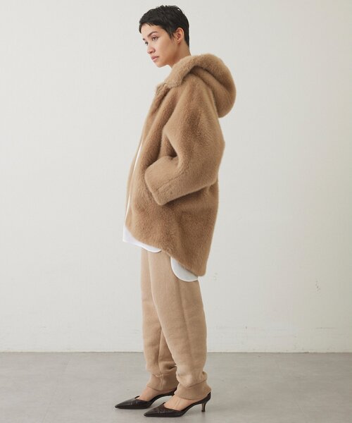 THE PAUSE コート アウター 「THE PAUSE」フェイクファー