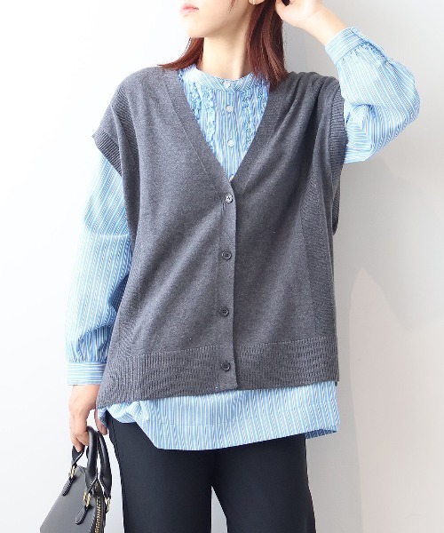 MB mint breeze（エムビーミントブリーズ） ベスト ジレ 「L〜6L