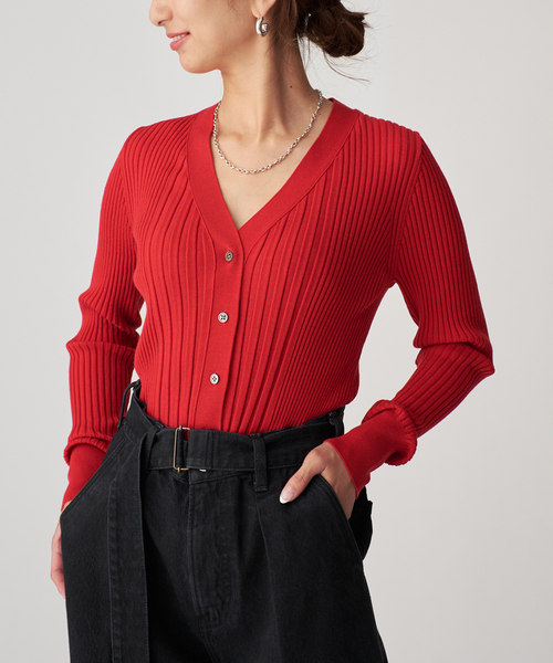 VERMEIL par iena（ヴェルメイユパーイエナ） カーディガン SLOWOOL V