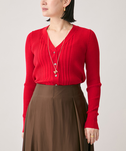 VERMEIL par iena（ヴェルメイユパーイエナ） カーディガン SLOWOOL V