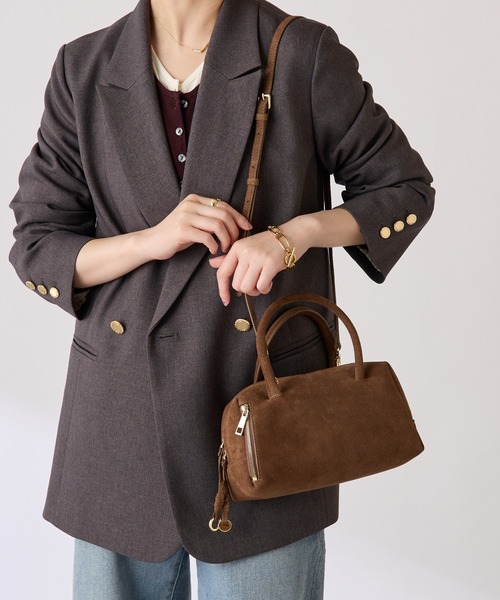 PAPILLONNER（パピヨネ） ボストンバッグ PAPILLONNER/レザーチャーム