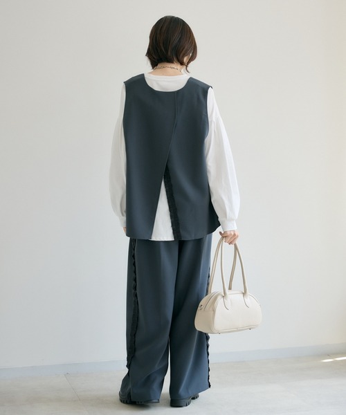 Paradise Picnic（パラダイスピクニック） ベスト ジレ TRANOI. バック