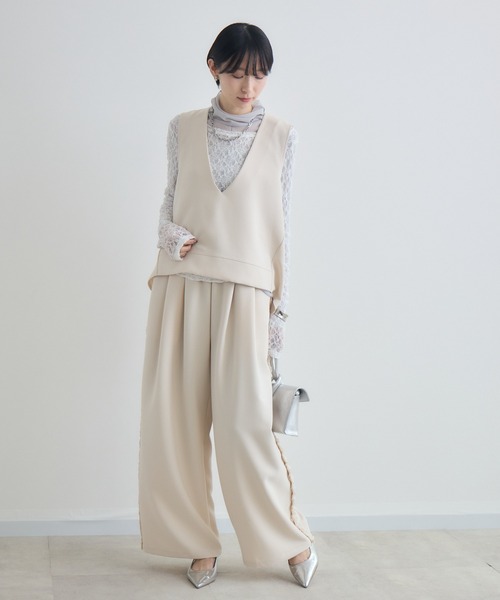 Paradise Picnic（パラダイスピクニック） ベスト ジレ TRANOI. バック