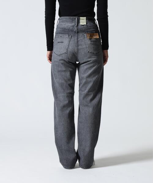 未使用級✨ヤヌーク LEA ボーイズストレート デニムパンツ ユーズドブラック ボーイズストレートデニムパンツ【YANUK】|ネミカ | レリアン公式