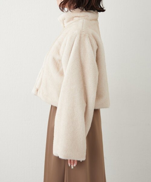 continuer de NICE CLAUP ブルゾン アウター ビット付MIXファー