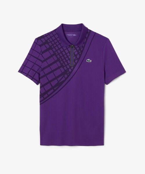 LACOSTE(ラコステ) ポロシャツ アシンメトリーラケットグラフィック LACOSTE(ラコステ) ポロシャツ アシンメトリーラケットグラフィック
