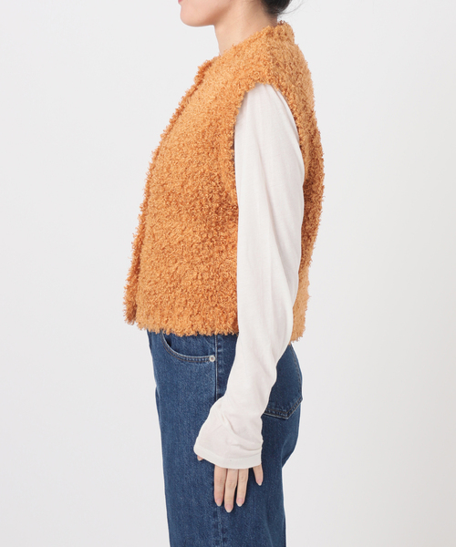 B.C STOCK（ベーセーストック） ベスト ジレ 手洗い可 / プードル