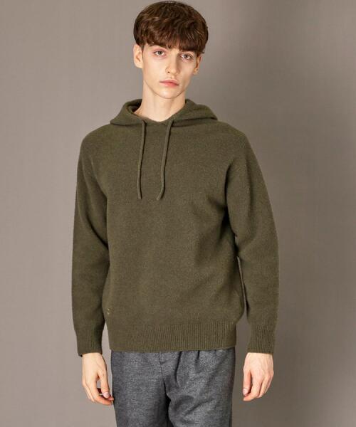 DRESSTERIOR カシミヤブレンドフードニット　おそらくネイビー DRESSTERIOR カシミヤブレンドフードニット おそらくネイビー 限定