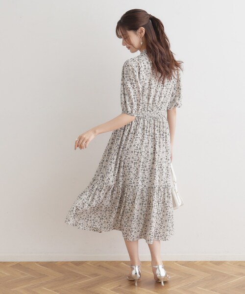 「couture brooch」 半袖ワンピース 38 ピンク レディース_画像4