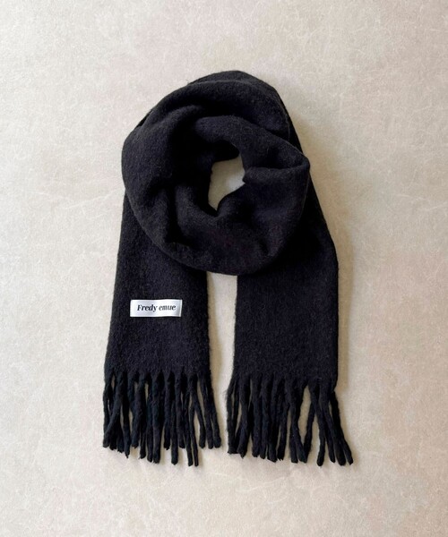 fredy emue（フレディエミュ） マフラー ストール ウール混ブークレ