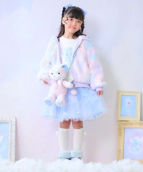 mezzo piano ショルダー ショルダーバッグ ねこ・くま ぬいぐるみ