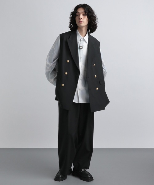 「HARE」 スラックス MEDIUM ブルー メンズ_画像7