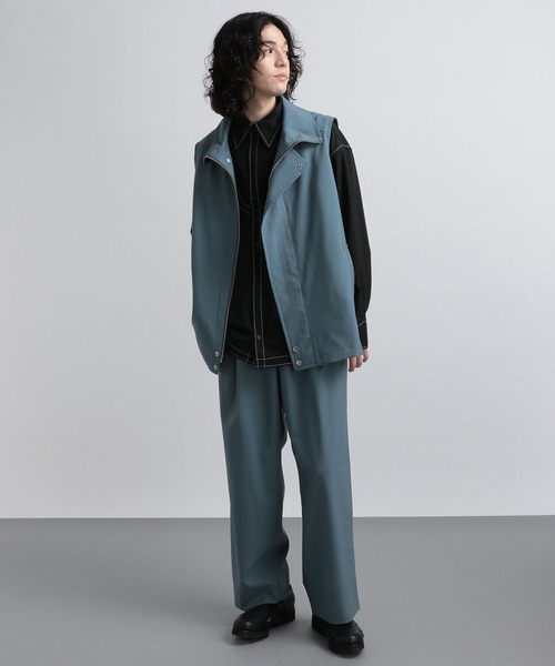 「HARE」 スラックス MEDIUM ブルー メンズ_画像9