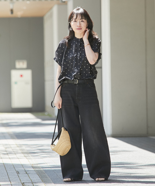 「journal standard L'essage」 半袖ブラウス FREE イエロー レディース_画像5