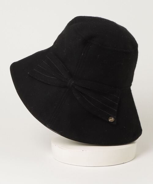 「Athena New York」 リボンハット - ブラック レディース_画像3