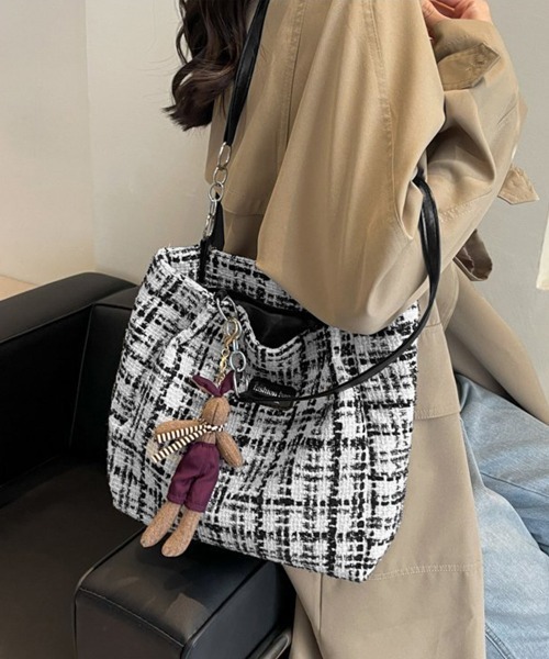 miniministore（ミニミニストア） トートバッグ チェック柄トート