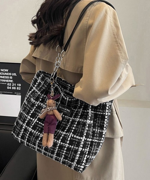 miniministore（ミニミニストア） トートバッグ チェック柄トート