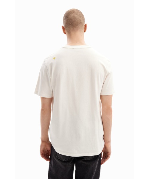 「Desigual」 半袖Tシャツ M ホワイト メンズ_画像5