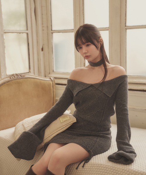 M DOLLY セットアップ *M DOLLY original* cable knit alba set up