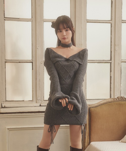 M DOLLY セットアップ *M DOLLY original* cable knit alba set up