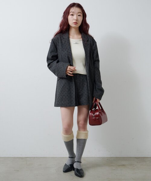 Kastane（カスタネ） パンツ 「セットアップ対応/2サイズ展開」ドット