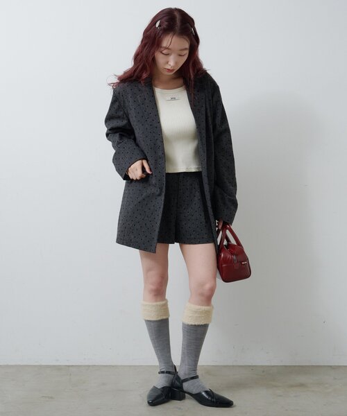 Kastane（カスタネ） パンツ 「セットアップ対応/2サイズ展開」ドット