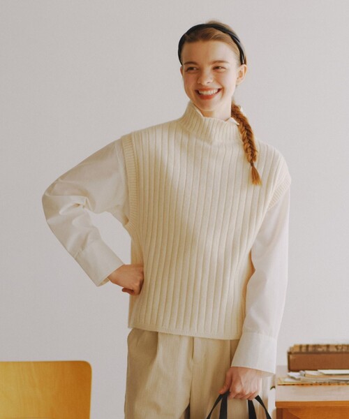 Afternoon Tea（アフタヌーンティー） ベスト ジレ ふわもちニット