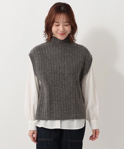 Afternoon Tea（アフタヌーンティー） ベスト ジレ ふわもちニット