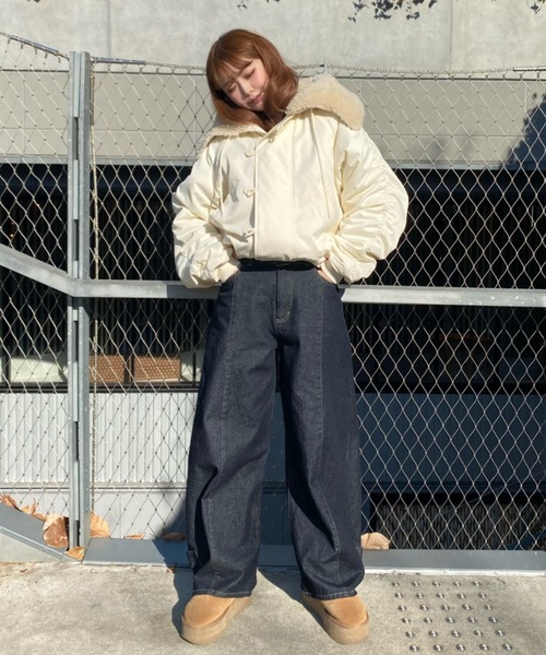 Ray Cassin（レイカズン） ブルゾン アウター N2Bファーブルゾン