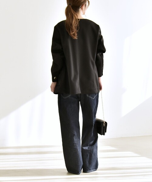 quaranciel ジャケット ノーカラージャケット quaranciel:「手洗い可能