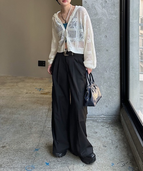 PAGEBOY（ページボーイ） スラックス パンツ デカポケZIPスラックス