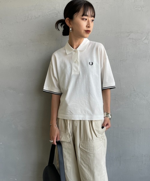 FRED PERRY（フレッドペリー） ポロシャツ ポロ ワンポイントロゴ刺繍
