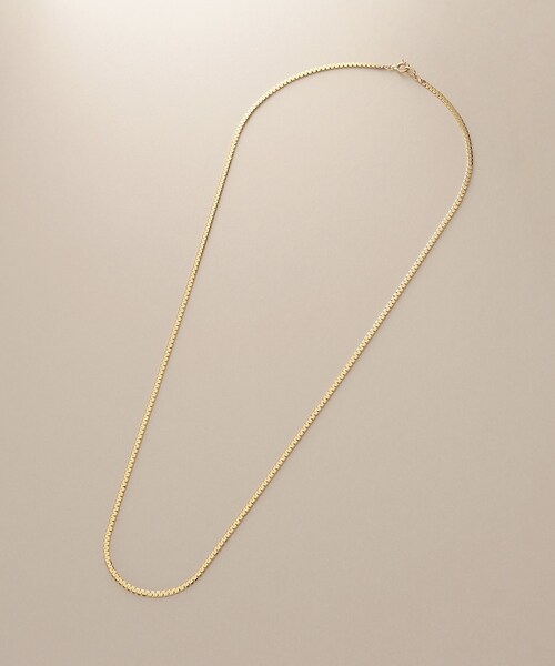 ネックレス K10スーパーベネフラット ネックレス（50cm） レディースの画像